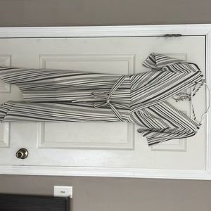 Cute Maurice’s white striped dress!